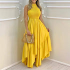 Margot Asymmetric Silk Dress