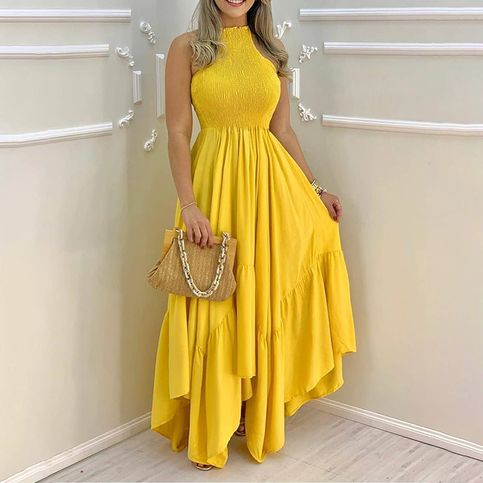 Margot Asymmetric Silk Dress