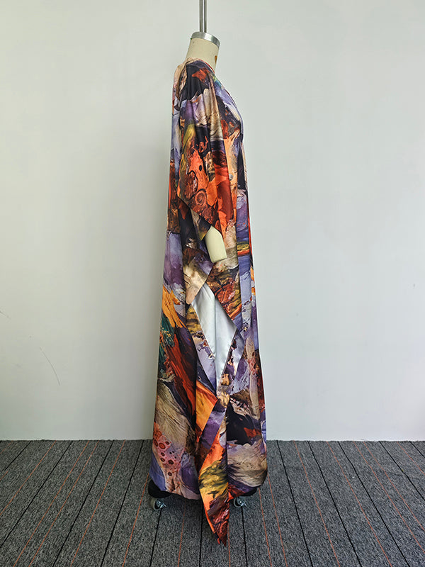 Neck Maxi Dresses Isadora Gauze Maxi Dress