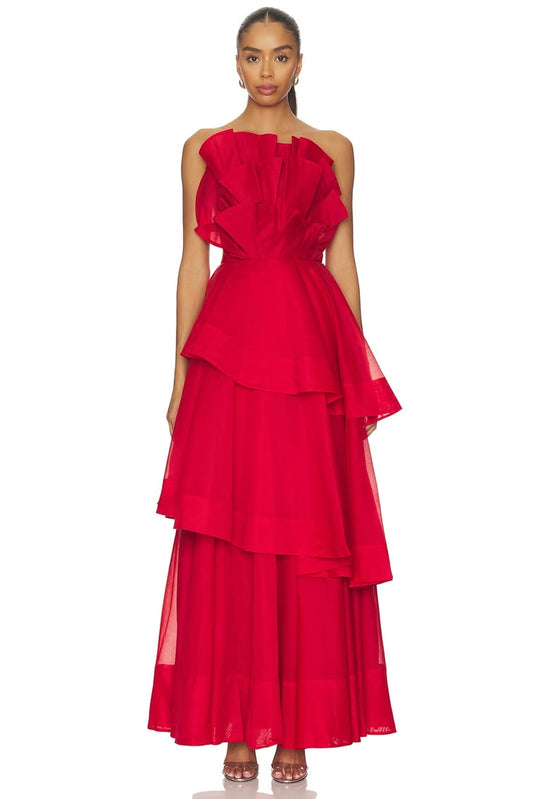 Selestia Silk Charmeuse Gown