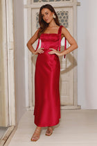 Margot Satin Maxi Dress
