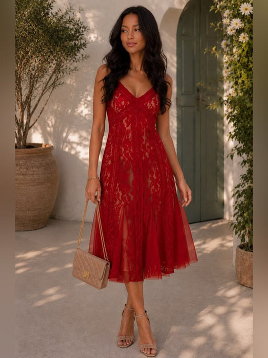 Margot Lace Midi Dress