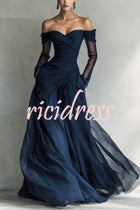 Giselle Ruched Sweetheart Maxi Dress
