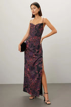 Margot Ruched Floral Dress