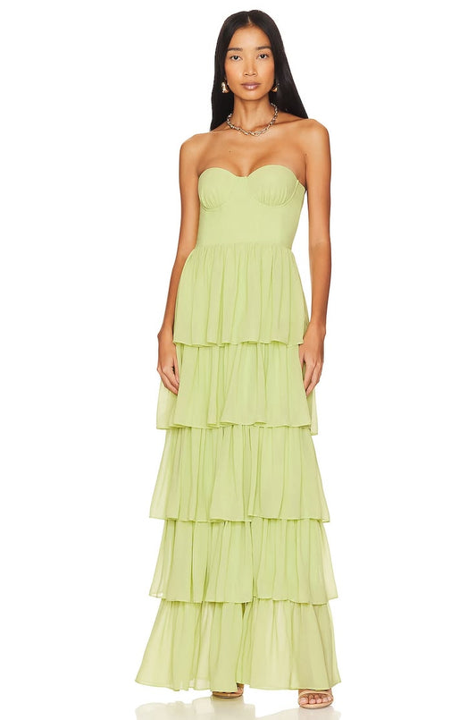 Hattie Silk Evening Gown