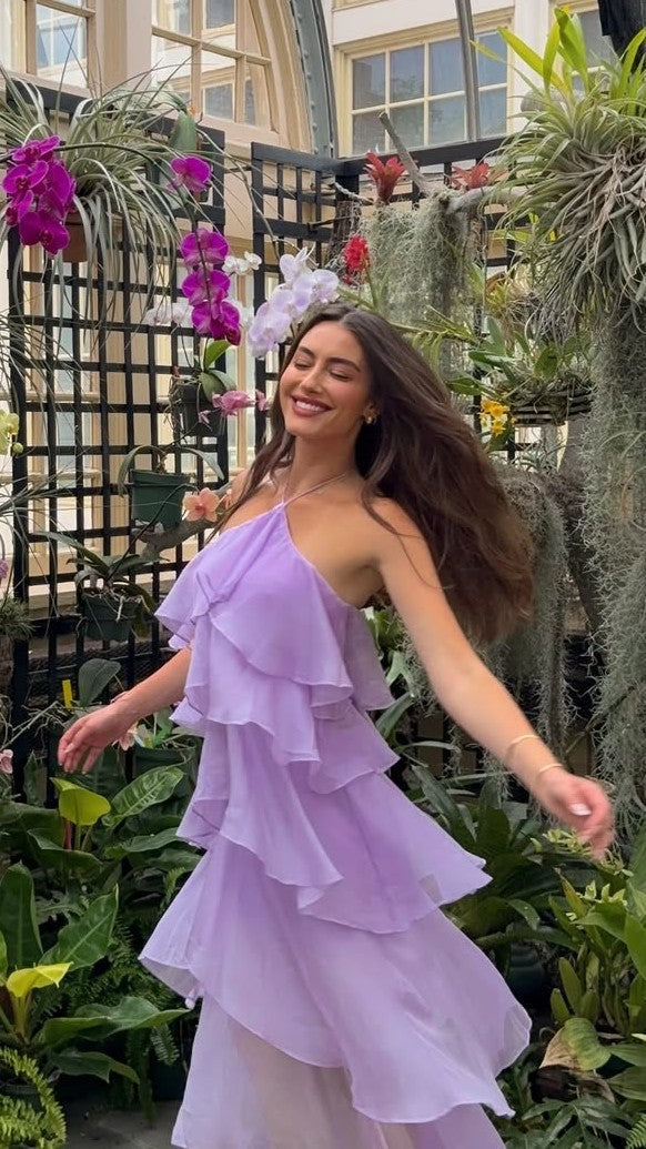 Lilac Margot Lilac Floral Maxi Dress