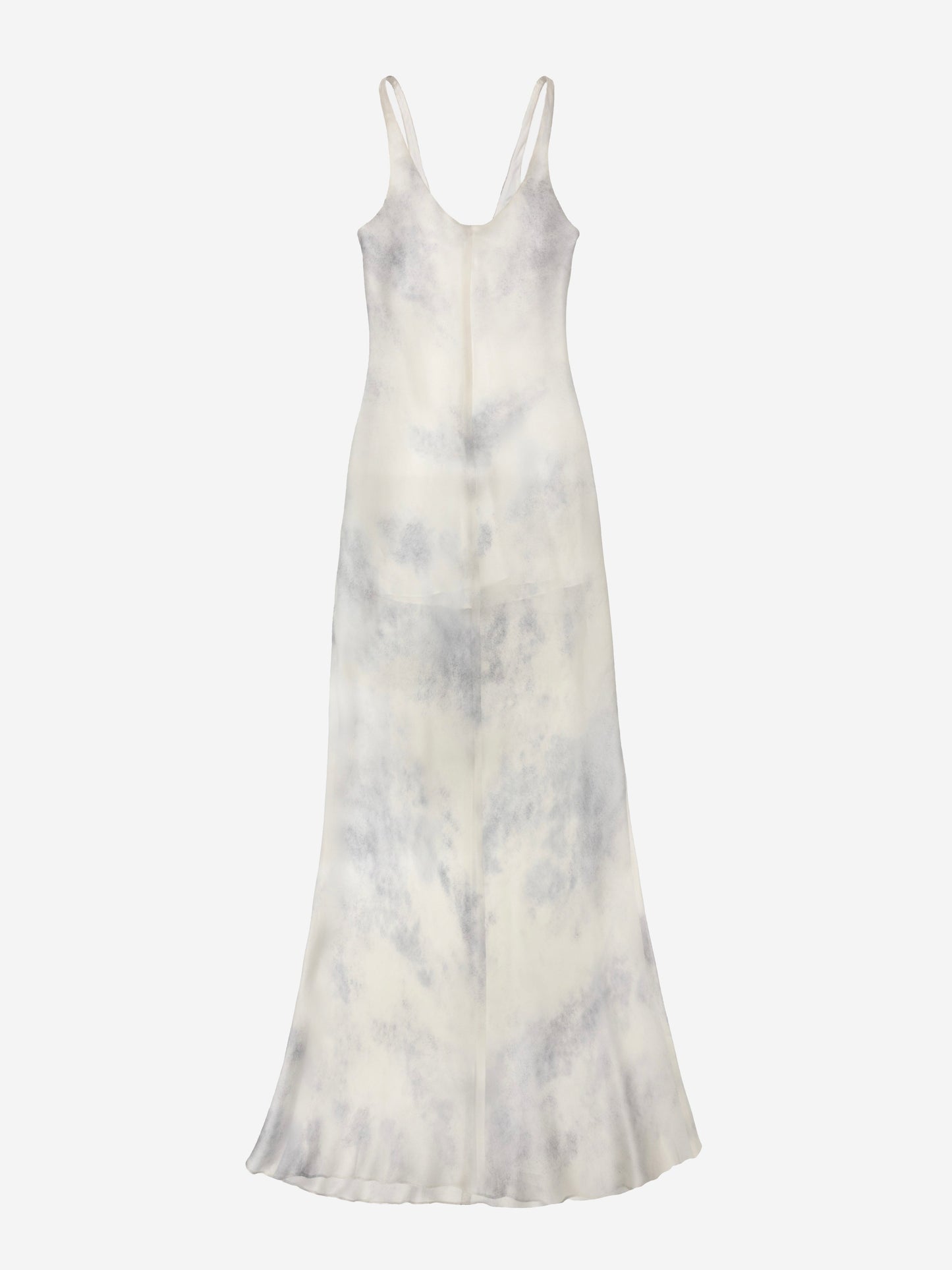 ASH WHITE Margot Silk Bias Slip Dress