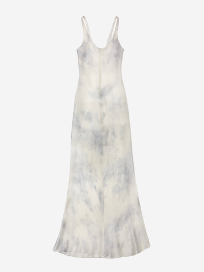 ASH WHITE Margot Silk Bias Slip Dress