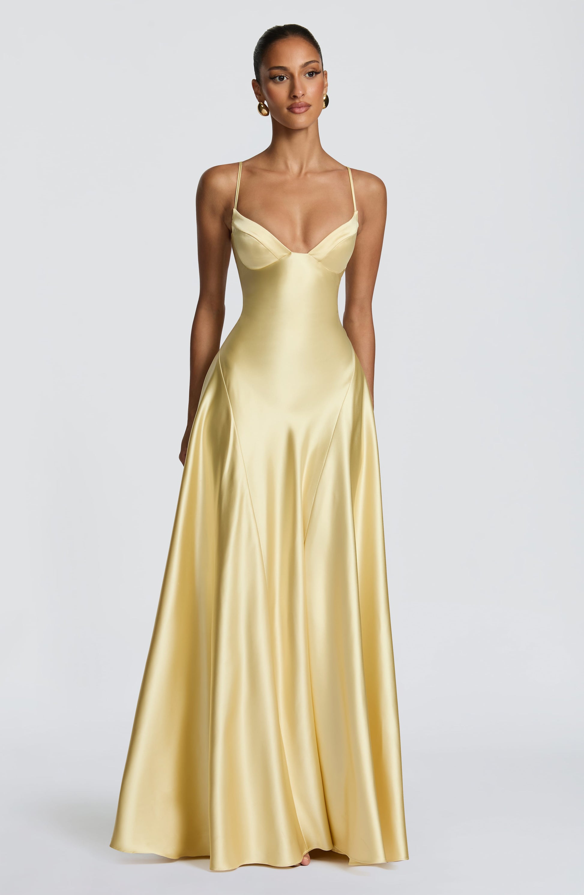 Lemon Asterin Plum Maxi Dress
