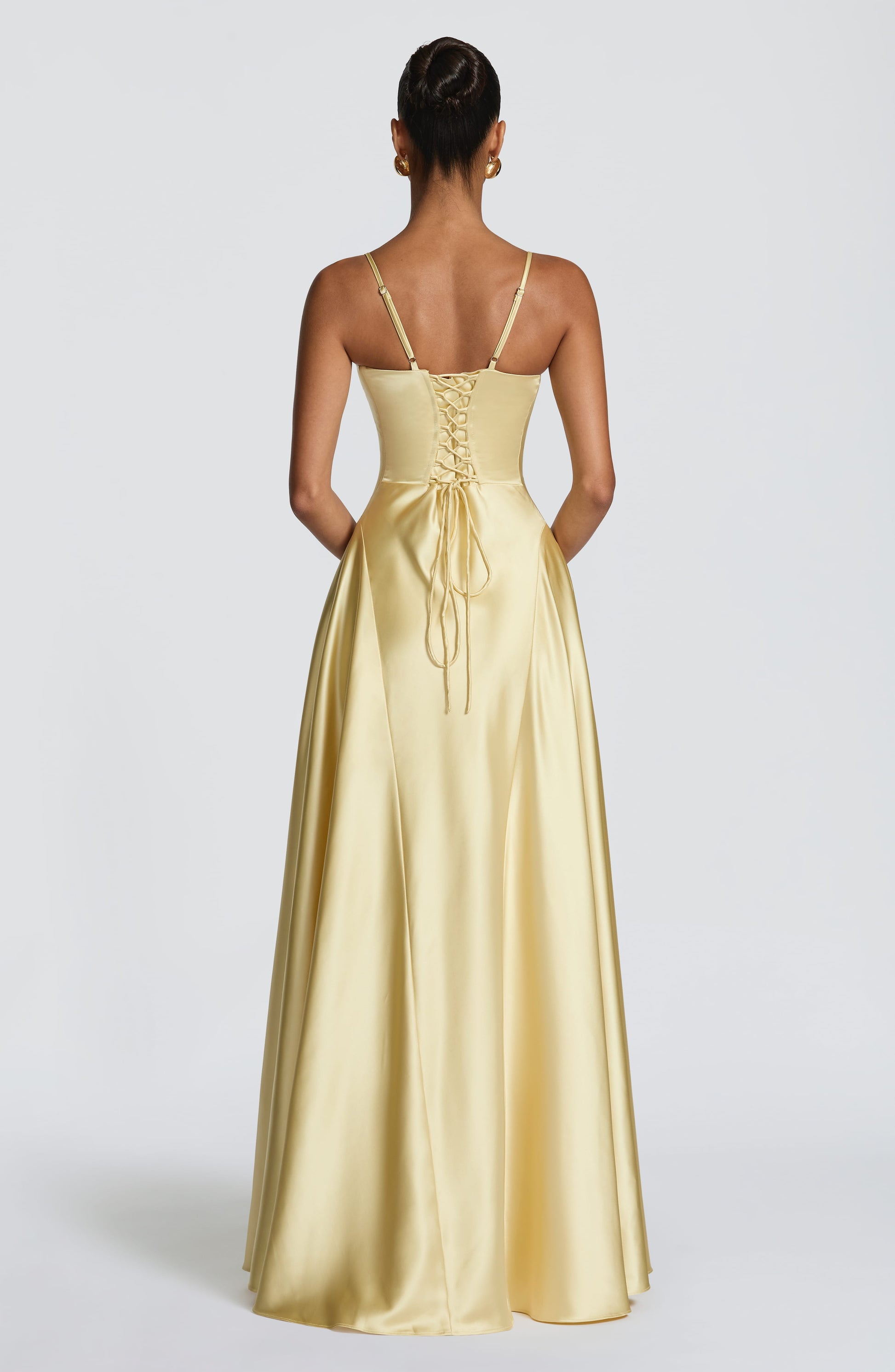 Lemon Asterin Plum Maxi Dress