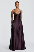 Asterin Plum Maxi Dress