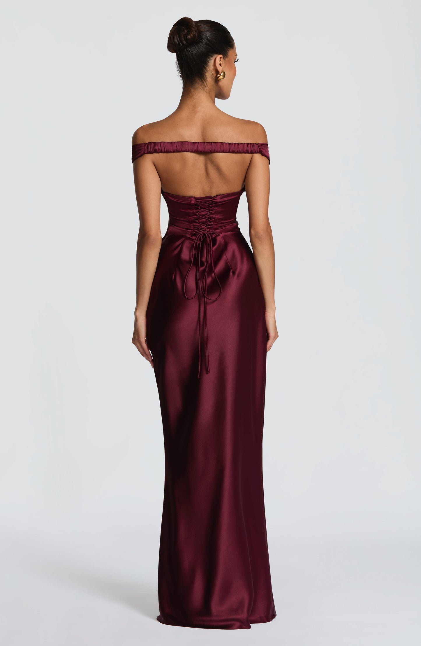 Cherry Lacquer Aurelia Cherry Lacquer Maxi Dress