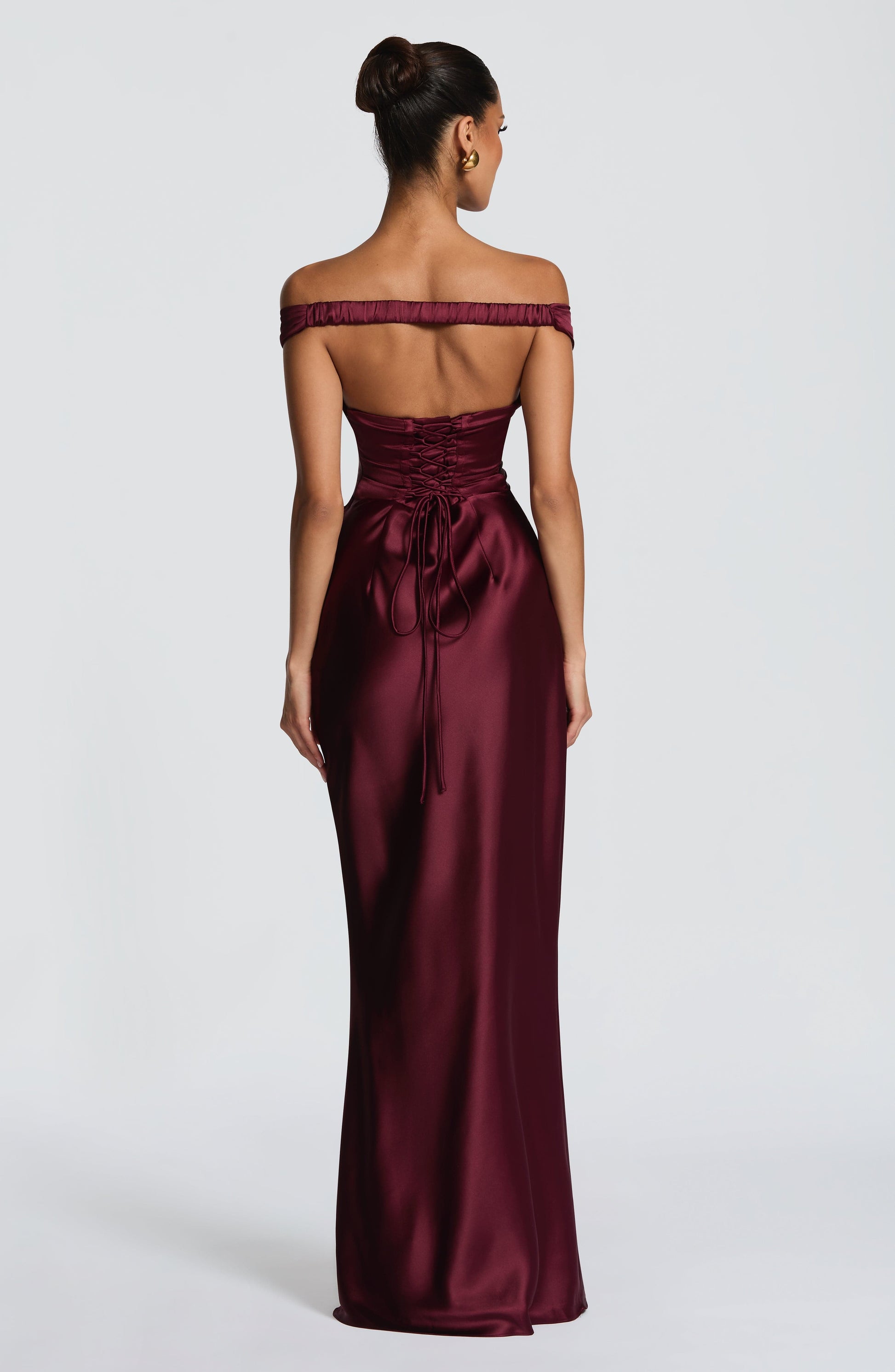 Cherry Lacquer Aurelia Cherry Lacquer Maxi Dress