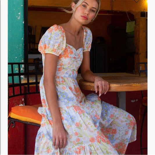 Lucia Floral Maxi Dress