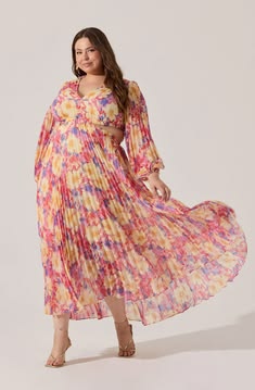 Reverie Floral Long Sleeve Maxi Dress