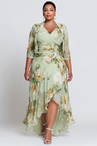 Margaret Chiffon Two-Piece Dress Set