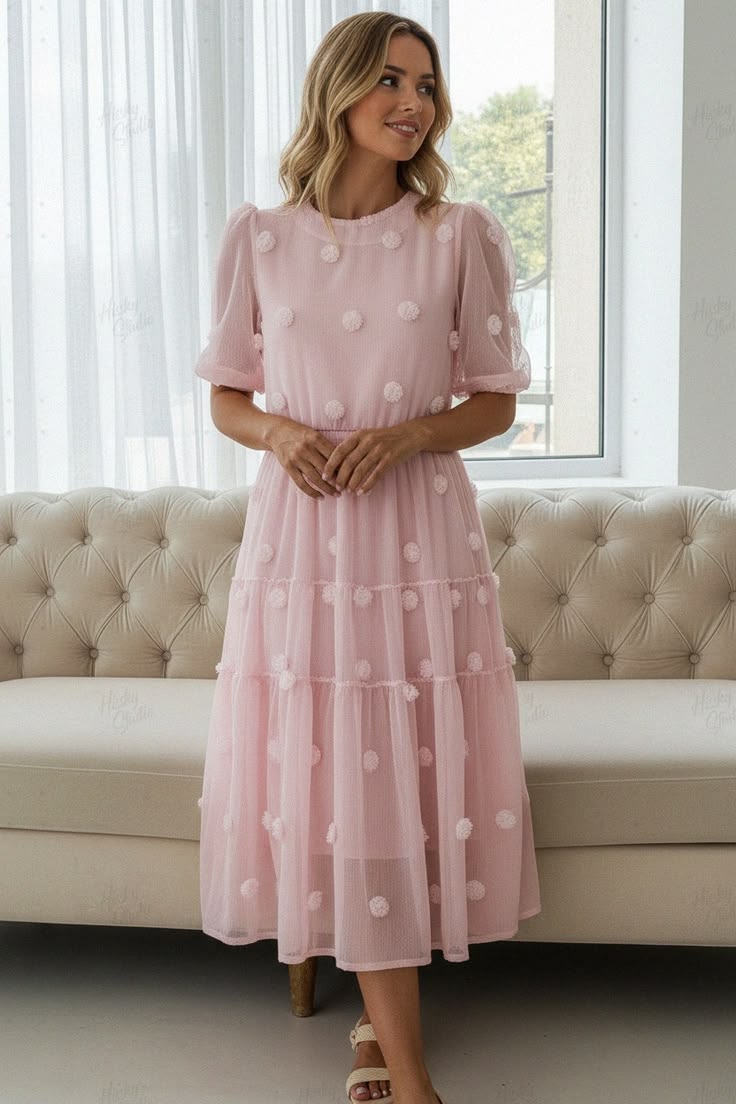 Margot Floral Jacquard Midi Dress