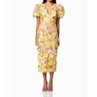 Indie Yellow Midi Dress