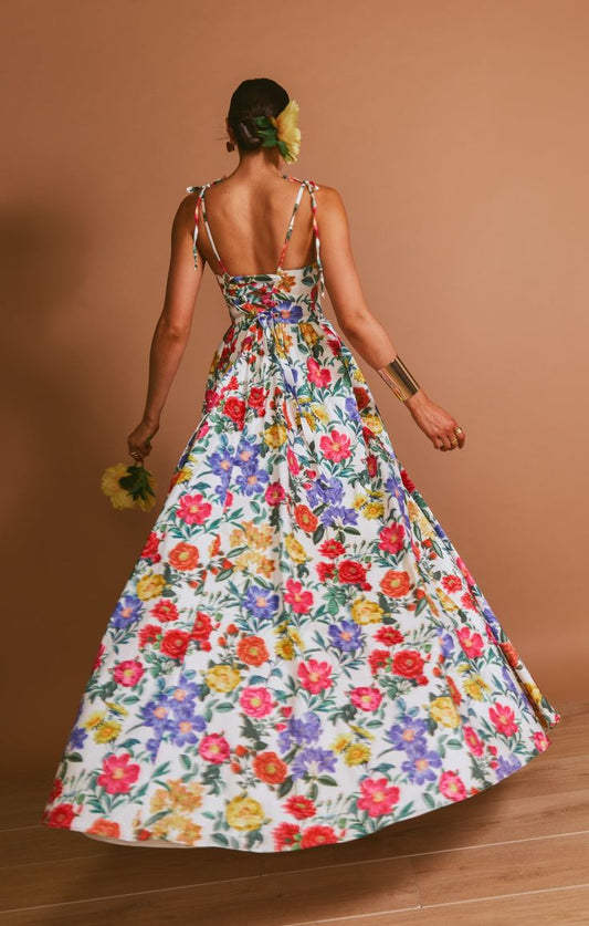 Juliet Taffeta Maxi Dress