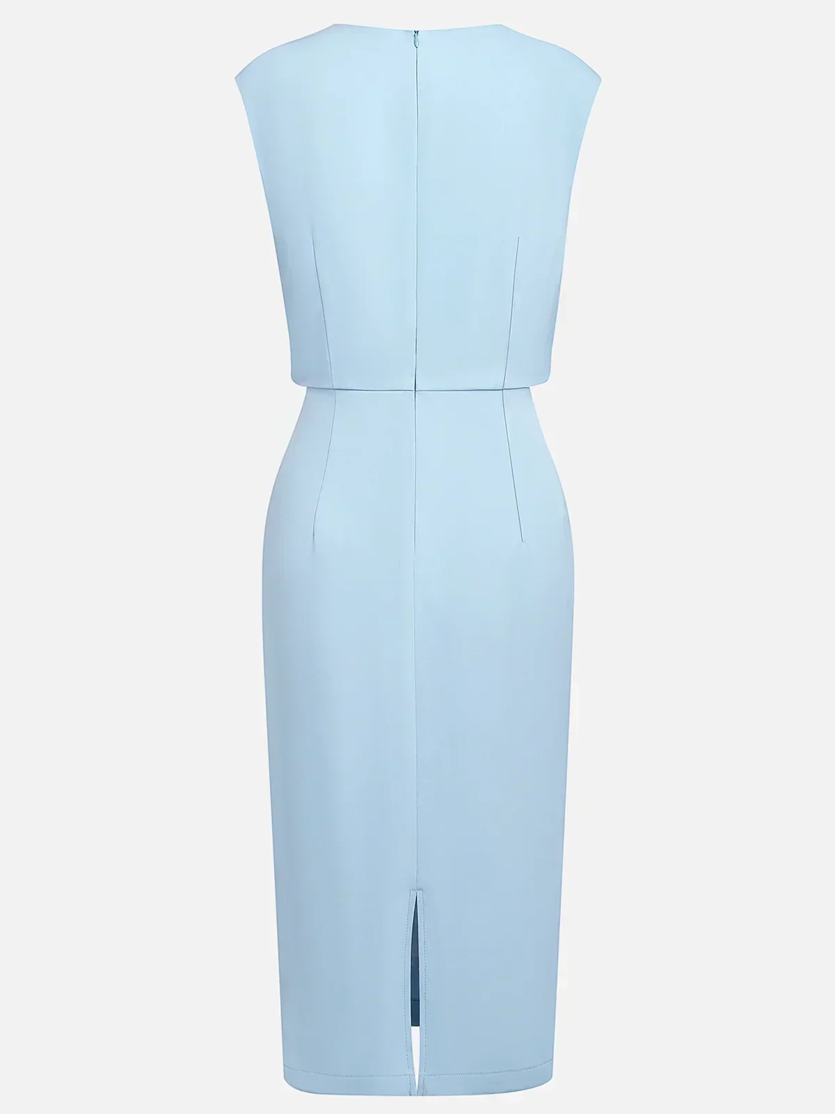 Black María Silk Midi Dress