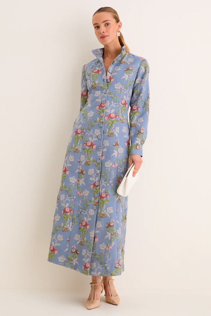 Margot Jacquard Coat Dress
