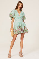 Floral Puff Sleeve Dress