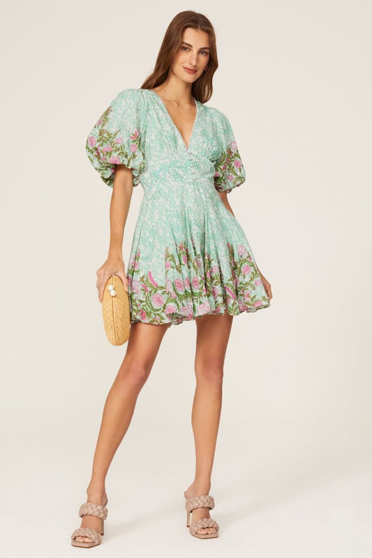 Floral Puff Sleeve Dress