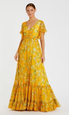 Margot Floral Formal Gown