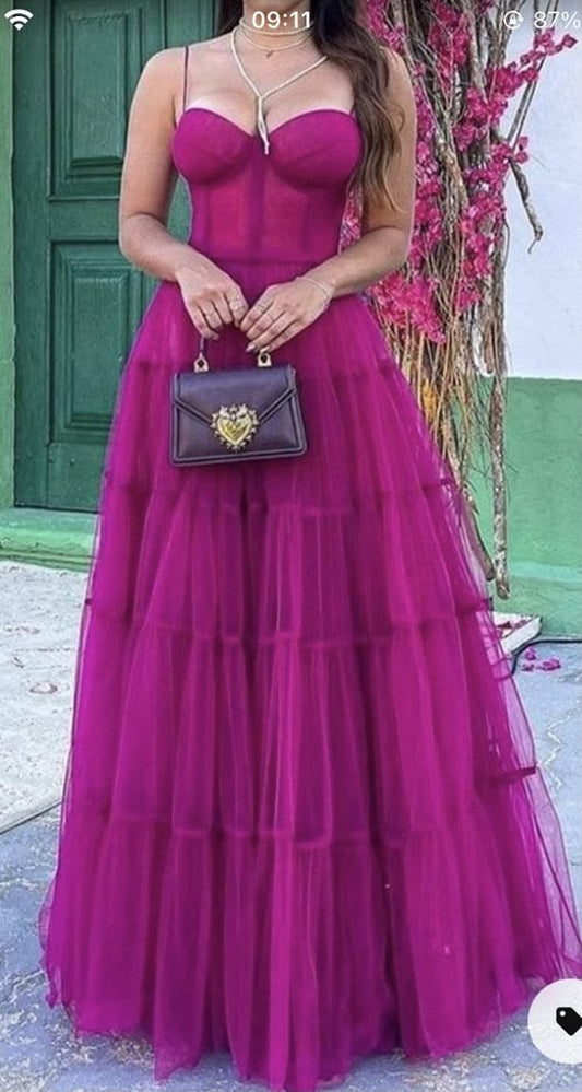 Arabella Tiered Tulle Ball Gown