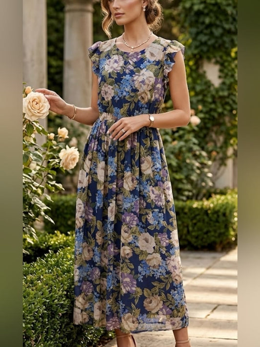 Amélie Floral Maxi Dress
