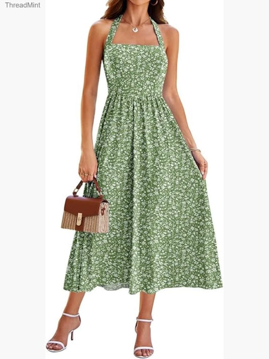 Vera Halter Midi Dress