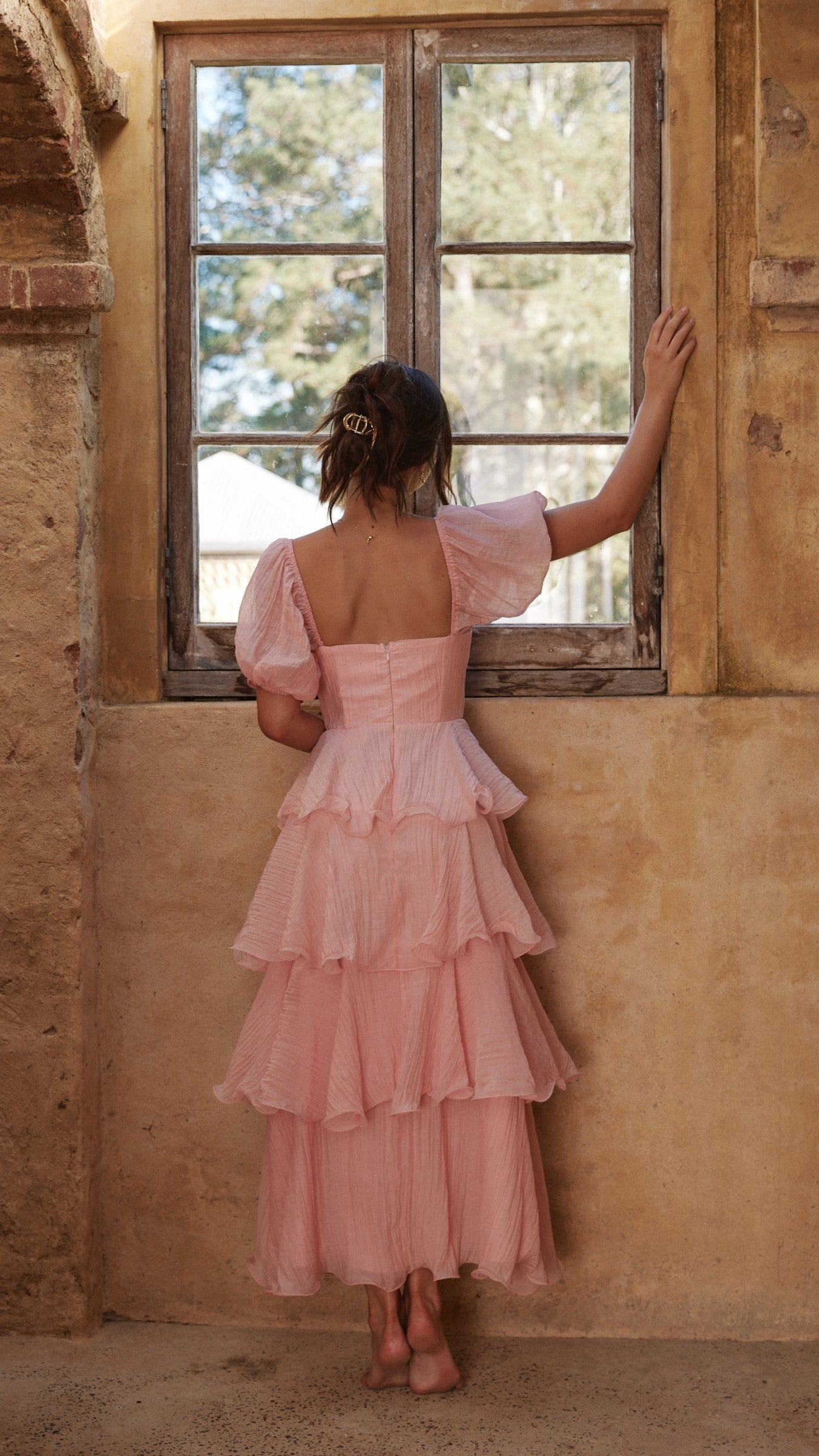 Pink Lanelle Pink Maxi Dress