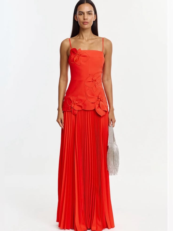 Avision Red Maxi Dress
