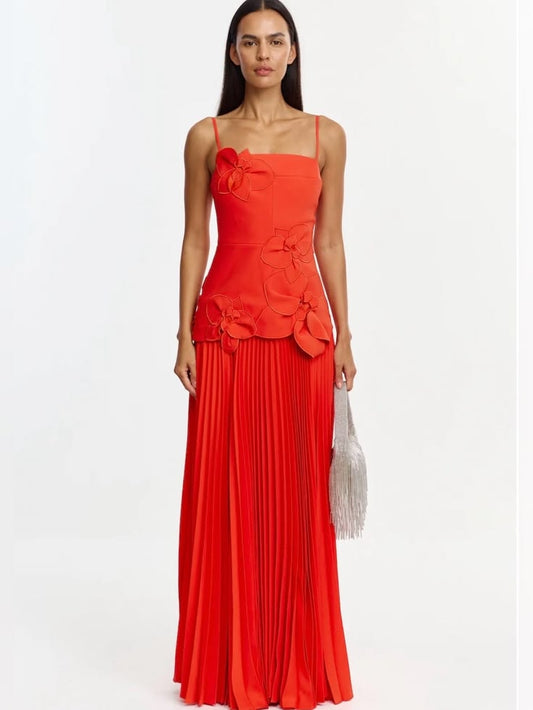 Avision Red Maxi Dress