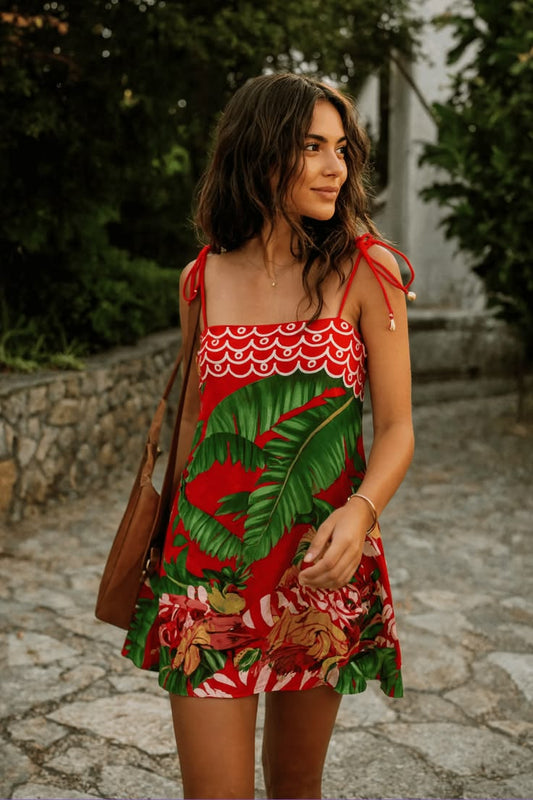 Marina Tropical Mini Dress