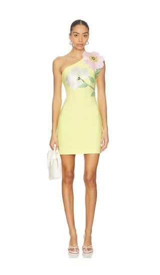 Hope Mini Dress in Yellow