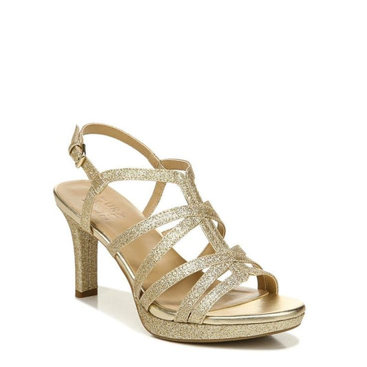 Margot Gold Glitter Sandals