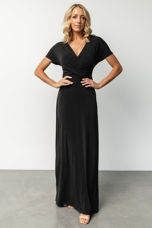 Annaeli Cross-Front Maxi Dress