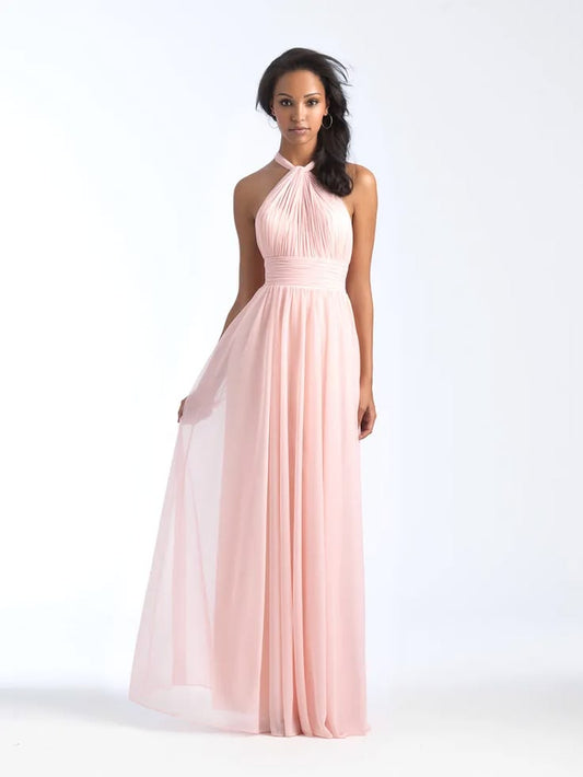 1565 - Allure Bridals | Halter A-line Bridesmaid Dress
