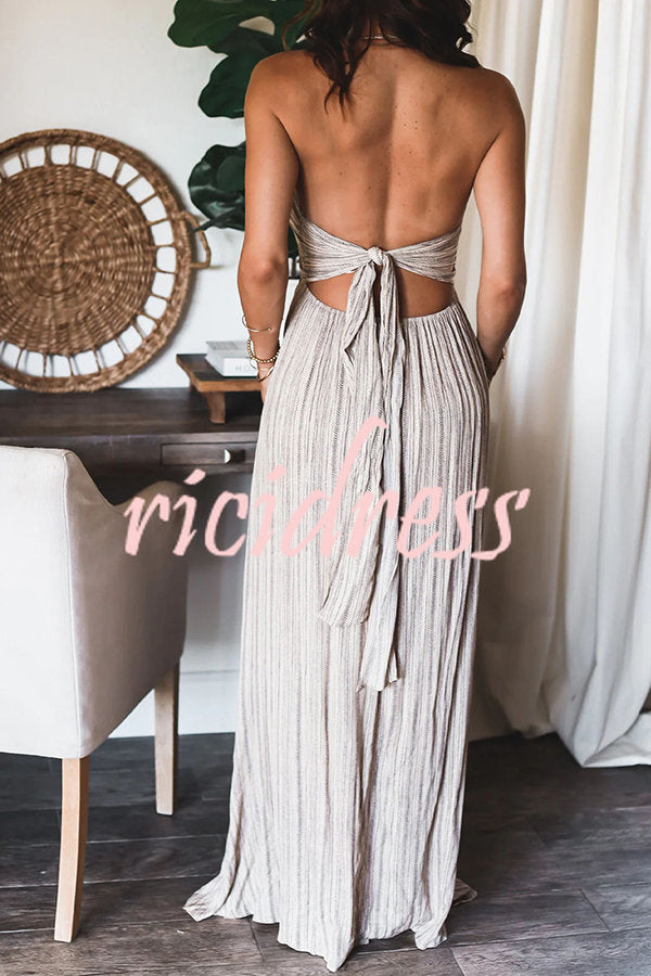 up Light Weight Maxi Dress Marina Printed Halter Maxi Dress