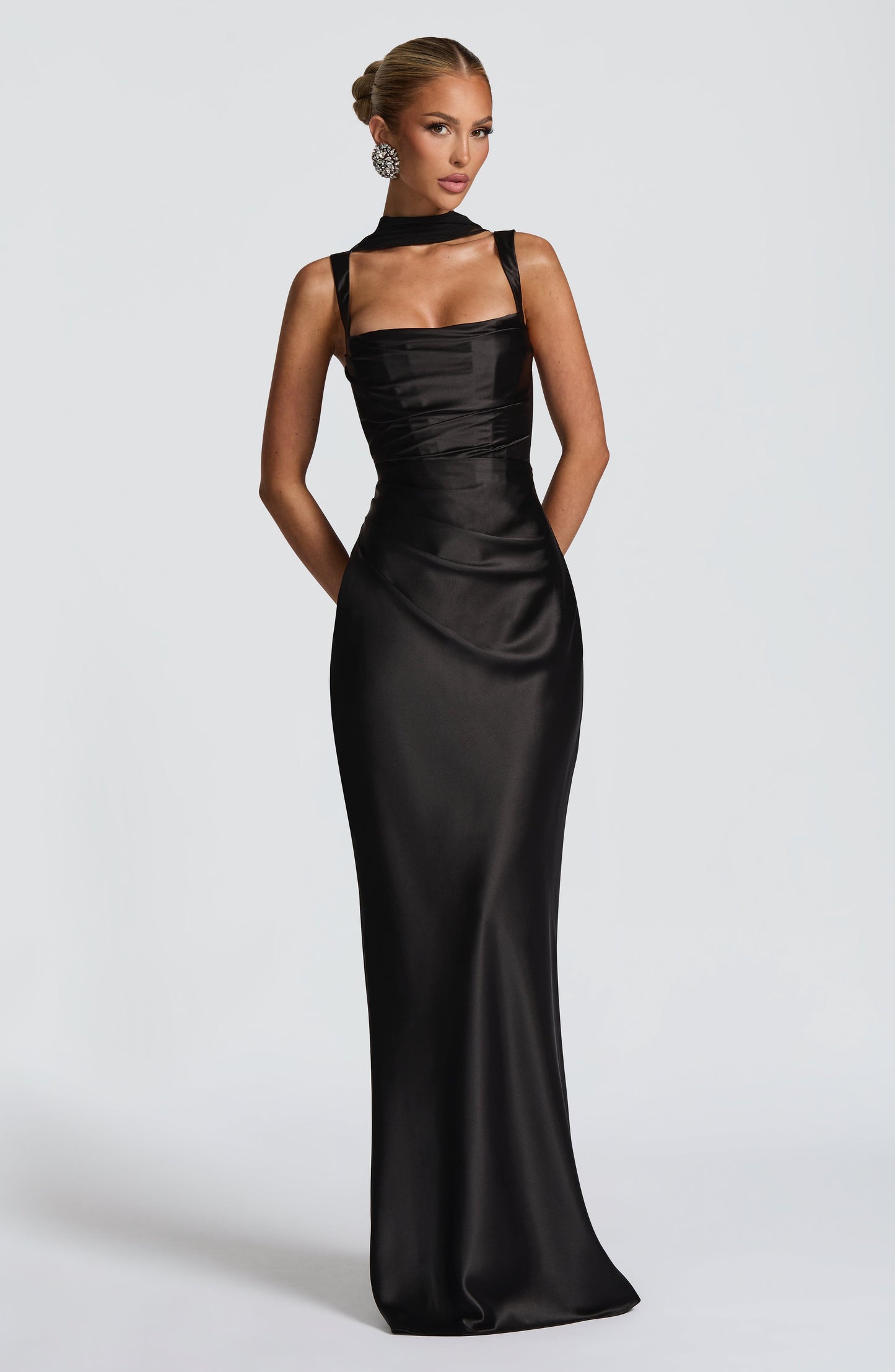 SABINE Maxi Dress - Black