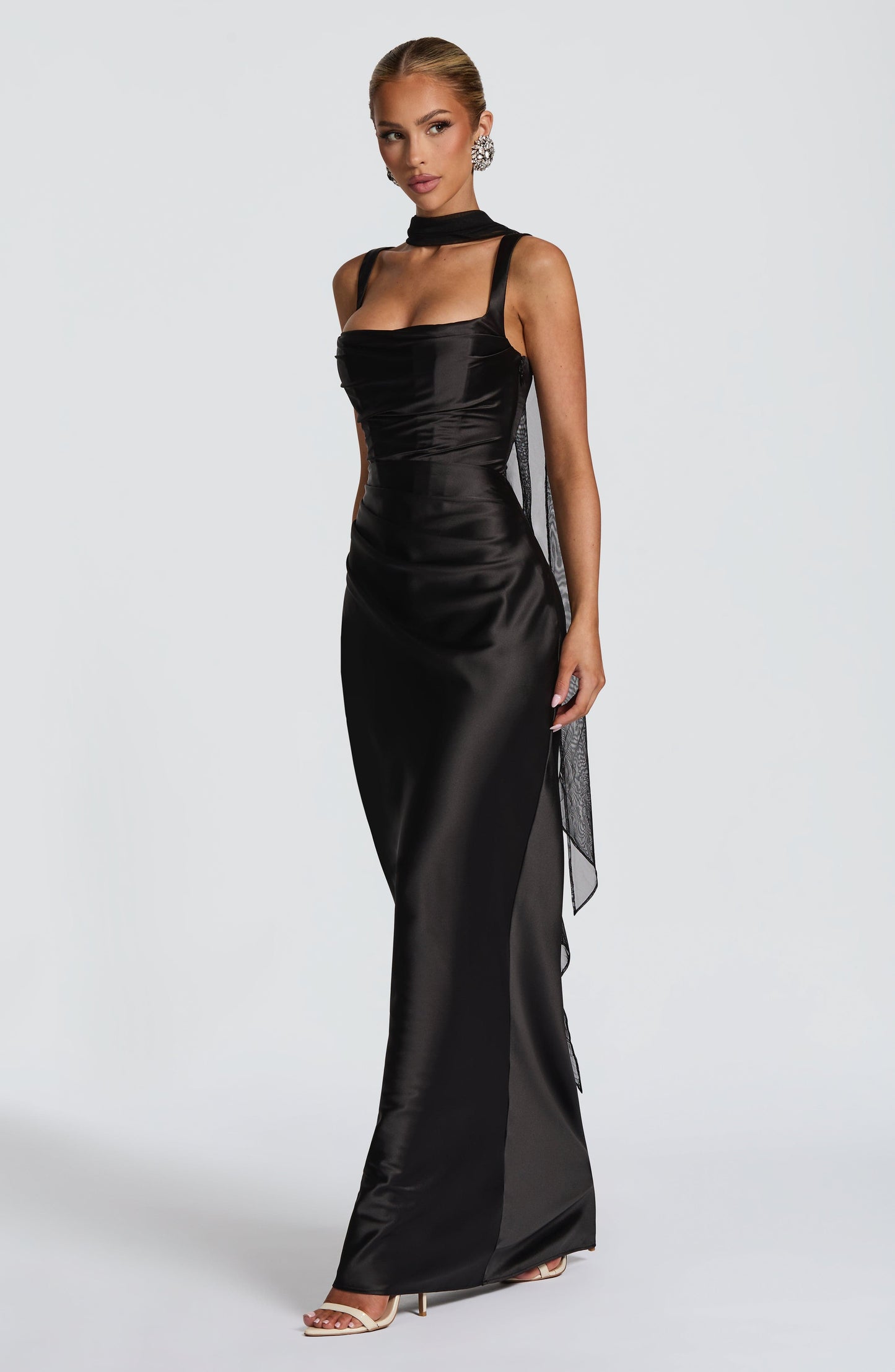SABINE Maxi Dress - Black