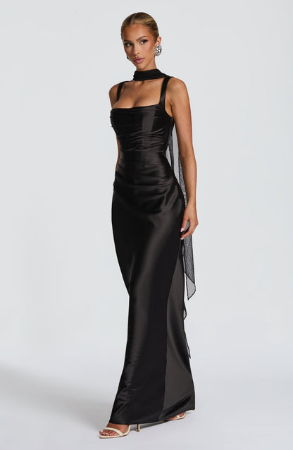 SABINE Maxi Dress - Black