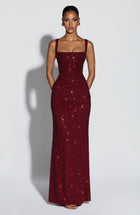Calanthe Sparkle Maxi Dress