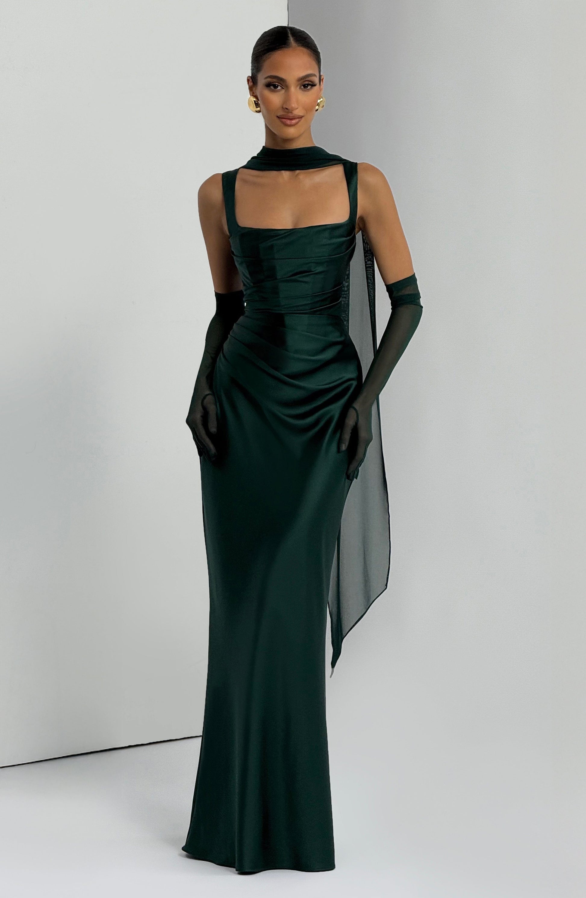 SABINE Maxi Dress - Emerald