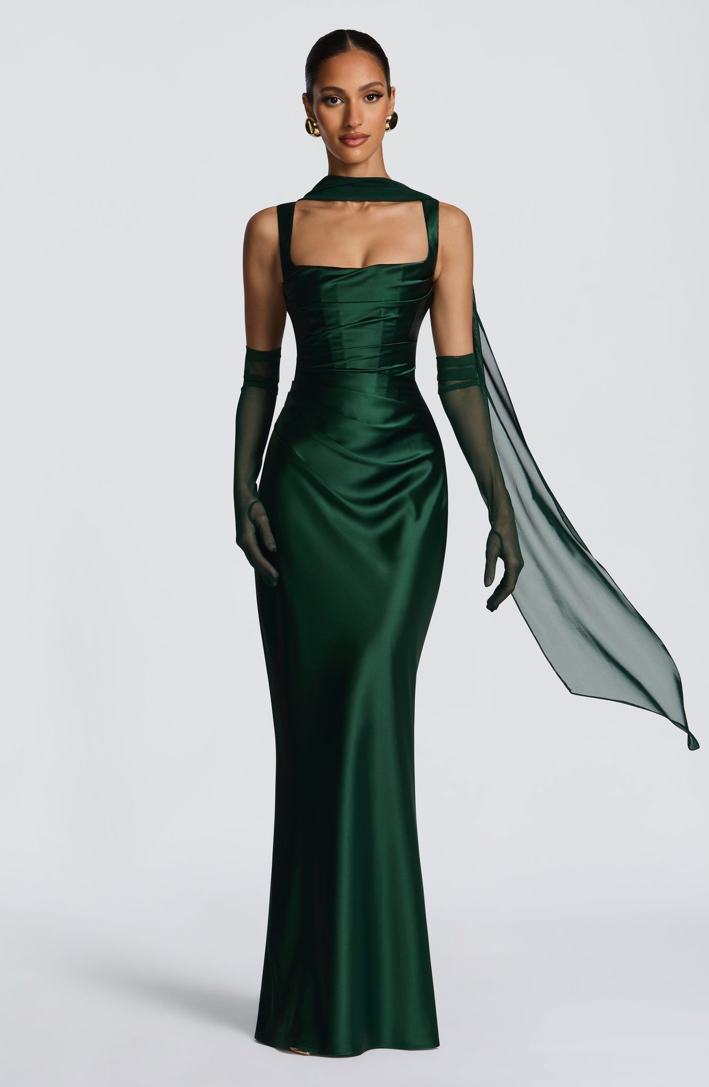 SABINE Maxi Dress - Emerald