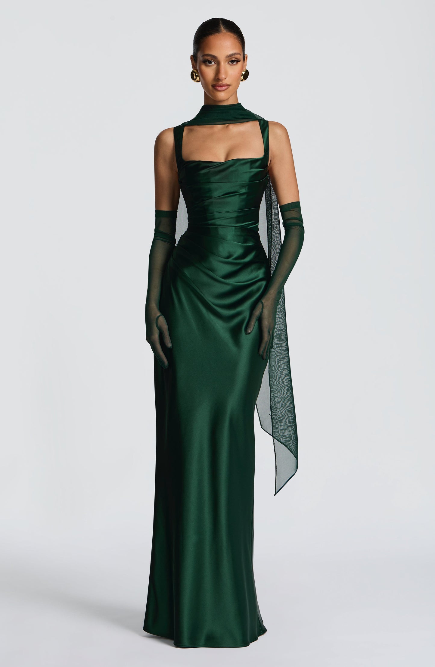SABINE Maxi Dress - Emerald