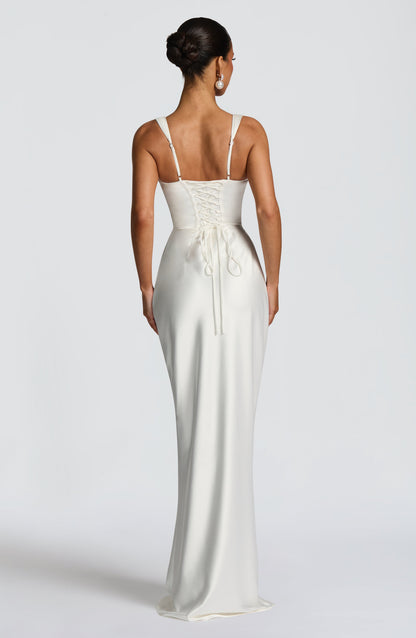 Ivory Calanthe Sequin Maxi Dress