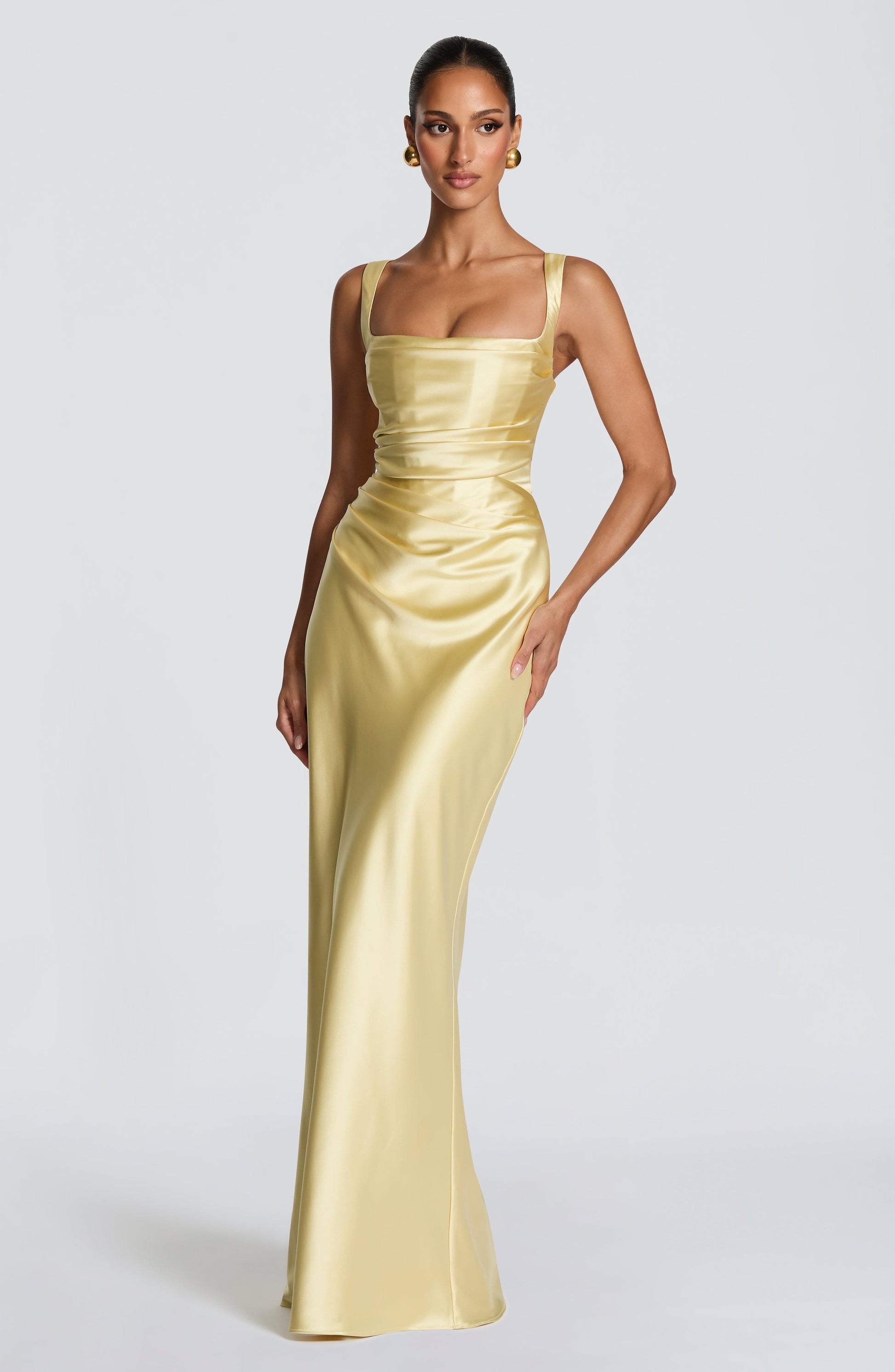 Lemon Calanthe Sequin Maxi Dress