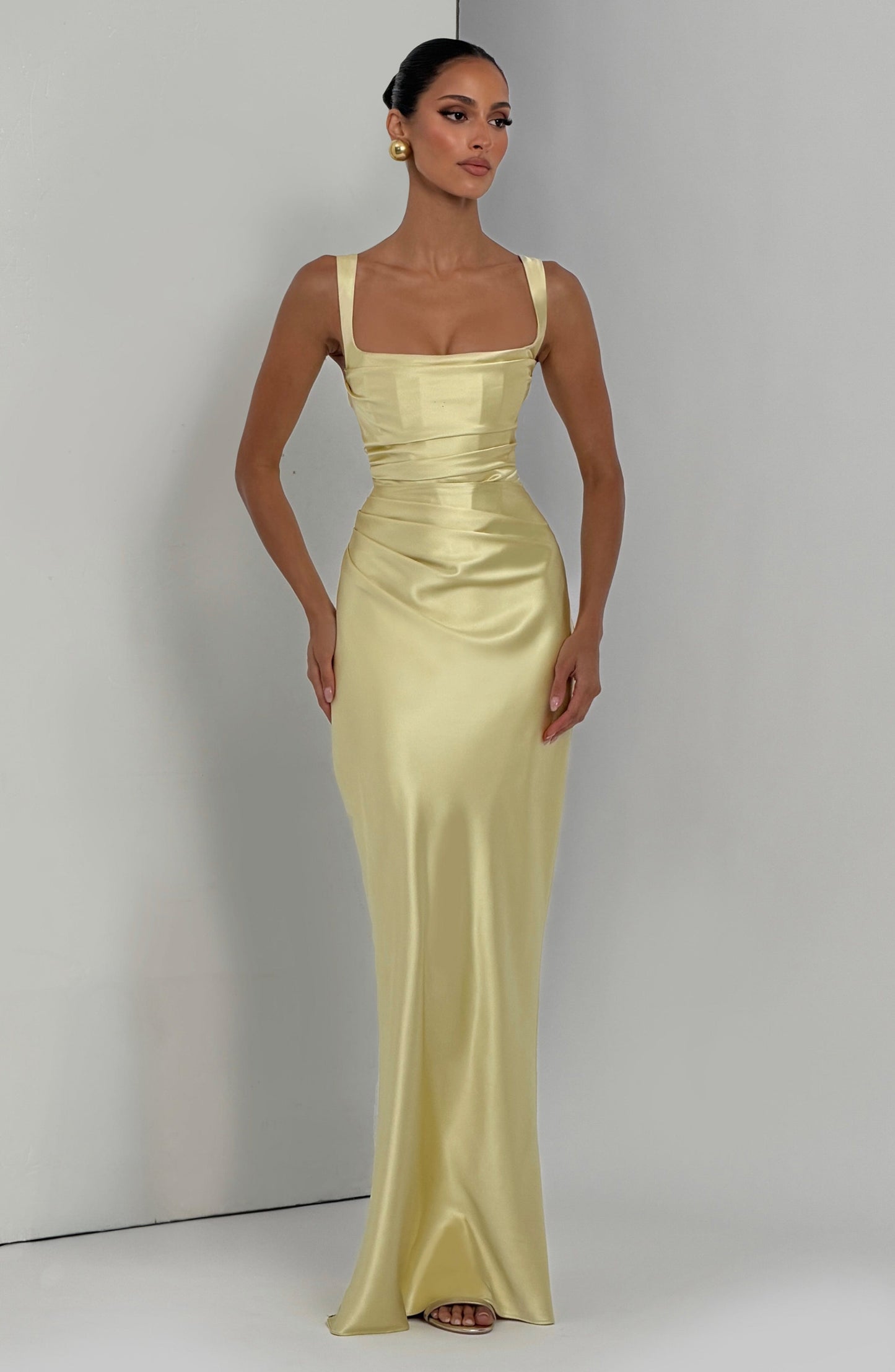 SABINE Maxi Dress - Lemon